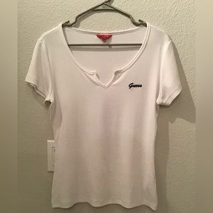 GUESS SHORT SLEEVE SHIRT WHITE